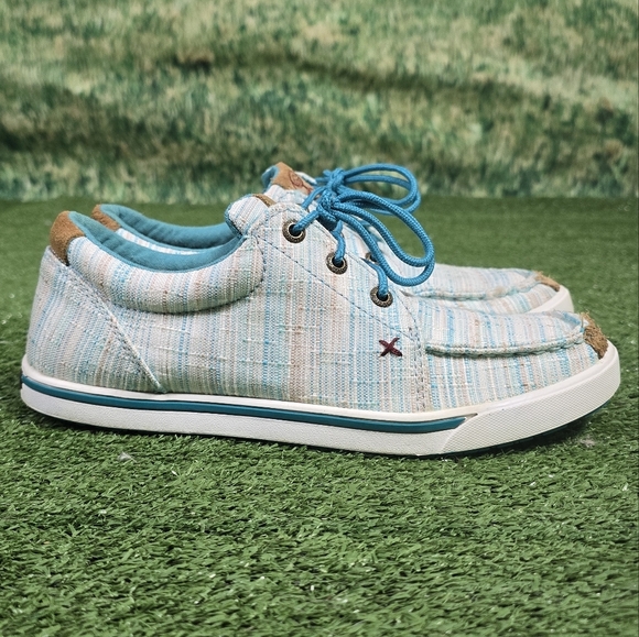 TWISTED X | HOOEY LOPER MOC TOE LACED CANVAS SNEAKERS - Picture 3 of 16